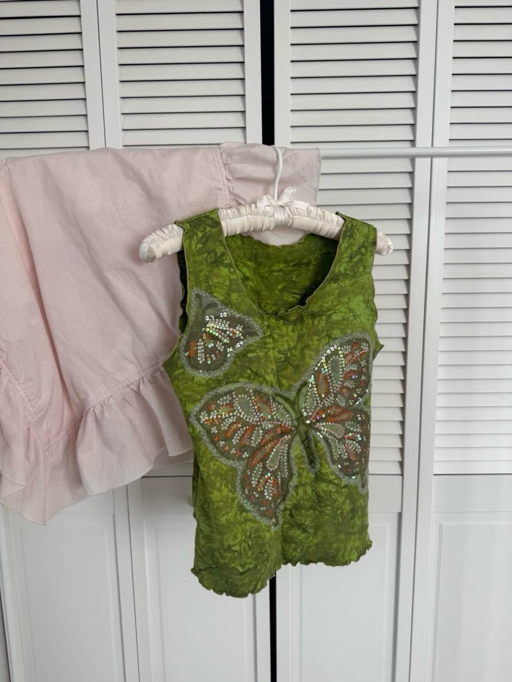Vintage 2000s Italian beaded fairy top
